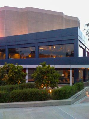 Irvine Barclay Theatre structural exterior by Francis Aldana via Wikimedia